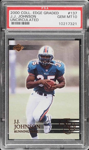 2000 Collector's Edge Graded Uncirculated J.J. Johnson /5000 PSA 10 GEM MINT
