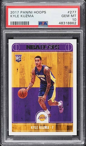 2017 HOOPS BASKETBALL KYLE KUZMA ROOKIE #277 PSA 10 GEM MINT