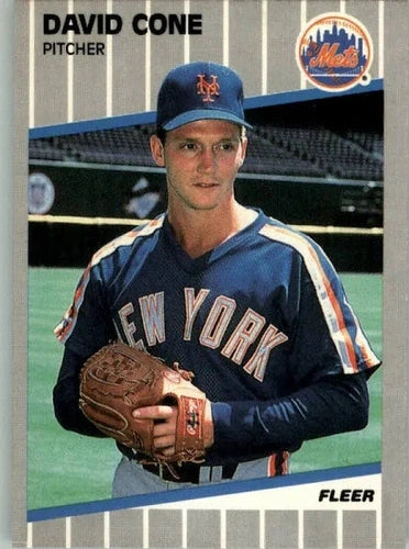 #31 David Cone - New York Mets - 1989 Fleer Baseball