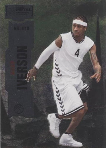 #10 Allen Iverson - 2022 SkyBox Metal Universe Champions