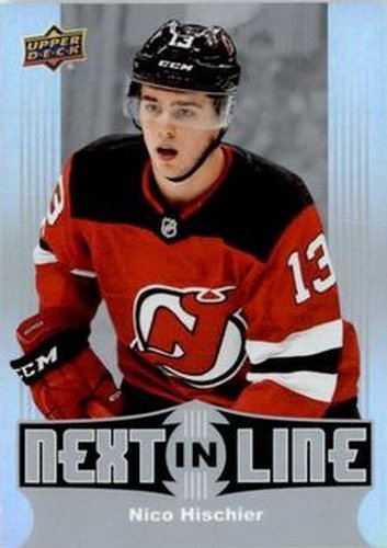 #NL-1 Nico Hischier - New Jersey Devils - 2017-18 Upper Deck Overtime - Next in Line Hockey