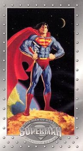 #1 Superman - 1994 SkyBox Superman Man of Steel Platinum Series