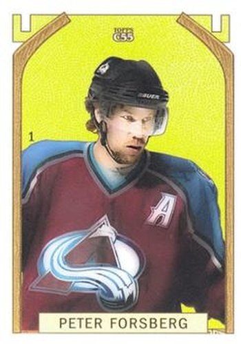 #1a Peter Forsberg - Colorado Avalanche - 2003-04 Topps C55 Hockey