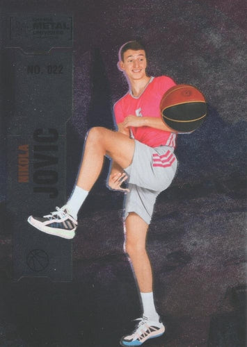 #22 Nikola Jovic - 2022 SkyBox Metal Universe Champions