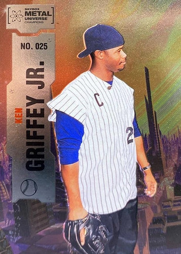 #25 Ken Griffey Jr. - 2022 SkyBox Metal Universe Champions