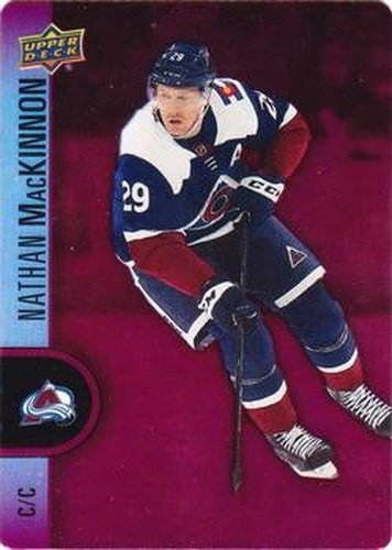 #DC-3 Nathan MacKinnon - Colorado Avalanche - 2022-23 Upper Deck Tim Hortons - Red Die Cuts Hockey