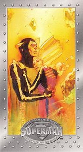#3 Jor-El and Lara - 1994 SkyBox Superman Man of Steel Platinum Series