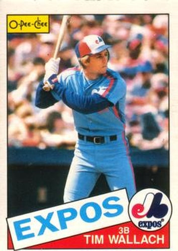 #3 Tim Wallach - Montreal Expos - 1985 O-Pee-Chee Baseball
