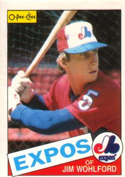 #4 Jim Wohlford - Montreal Expos - 1985 O-Pee-Chee Baseball
