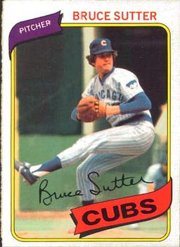 #4 Bruce Sutter - Chicago Cubs - 1980 O-Pee-Chee Baseball