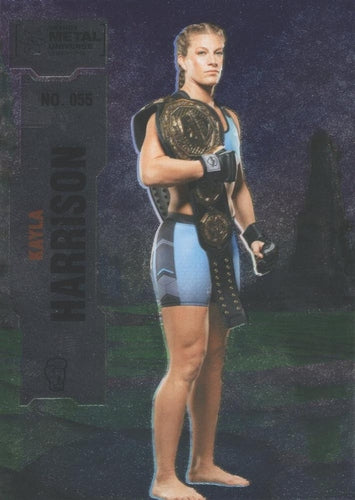 #55 Kayla Harrison - 2022 SkyBox Metal Universe Champions