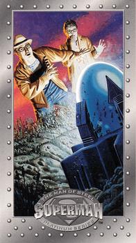 #5 Discovery! - 1994 SkyBox Superman Man of Steel Platinum Series