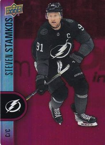 #DC-6 Steven Stamkos - Tampa Bay Lightning - 2022-23 Upper Deck Tim Hortons - Red Die Cuts Hockey
