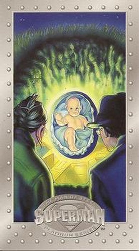 #6 Birth of a Legend! - 1994 SkyBox Superman Man of Steel Platinum Series