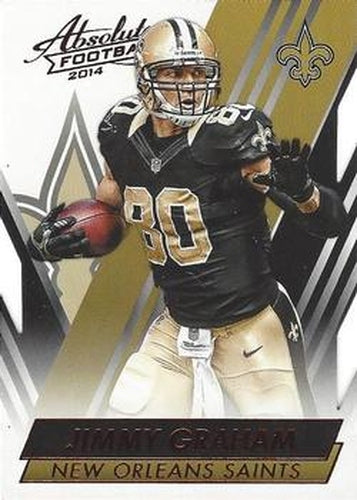 #6 Jimmy Graham - New Orleans Saints - 2014 Panini Absolute - Red Football