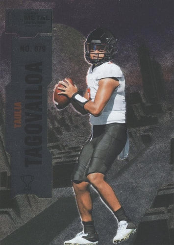 #79 Taulia Tagovailoa - 2022 SkyBox Metal Universe Champions