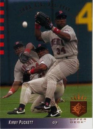 #7 Kirby Puckett - Minnesota Twins - 1993 SP Baseball