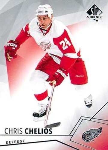 #8 Chris Chelios - Detroit Red Wings - 2015-16 SP Authentic Hockey