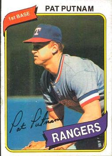 #8 Pat Putnam - Texas Rangers - 1980 O-Pee-Chee Baseball