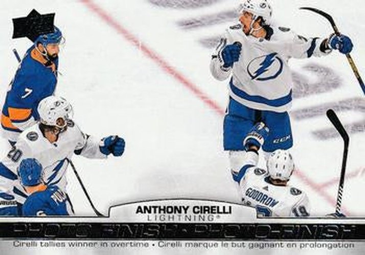 #PF-8 Anthony Cirelli - Tampa Bay Lightning - 2021-22 Upper Deck Tim Hortons - Photo Finish Hockey