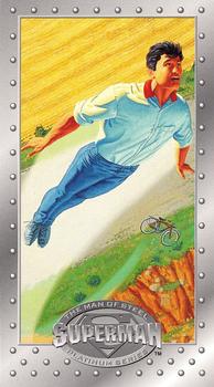 #9 Up, Up and Away! - 1994 SkyBox Superman Man of Steel Platinum Series