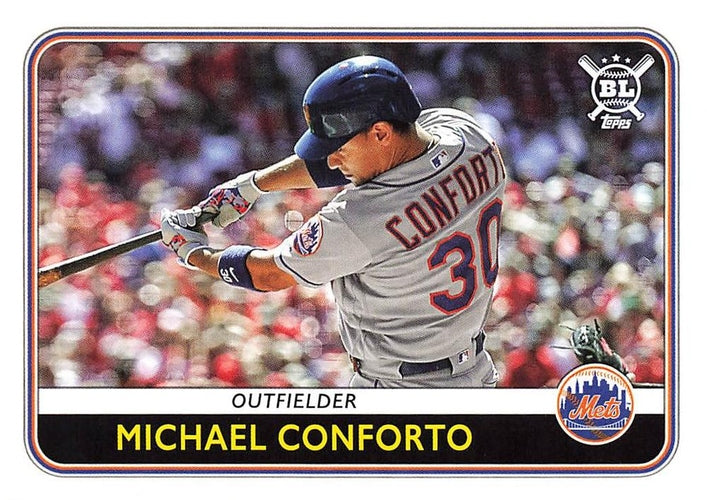 #100 Michael Conforto - New York Mets - 2020 Topps Big League Baseball
