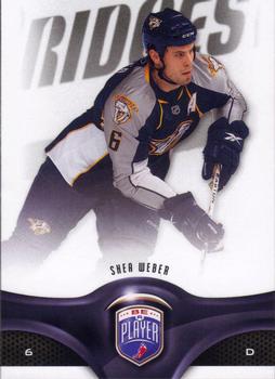 #115 Shea Weber - Nashville Predators - 2009-10 Upper Deck Be A Player Hockey
