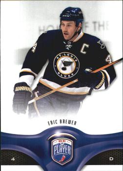 #43 Eric Brewer - St. Louis Blues - 2009-10 Upper Deck Be A Player Hockey