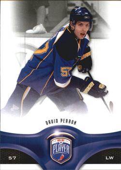 #69 David Perron - St. Louis Blues - 2009-10 Upper Deck Be A Player Hockey