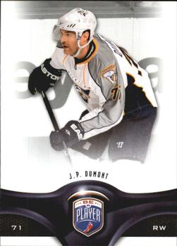 #94 J.P. Dumont - Nashville Predators - 2009-10 Upper Deck Be A Player Hockey