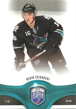 #182 Devin Setoguchi - San Jose Sharks - 2009-10 Upper Deck Be A Player Hockey