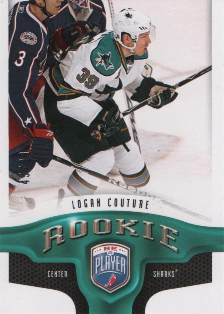 #237 Logan Couture - San Jose Sharks - 2009-10 Upper Deck Be A Player Hockey