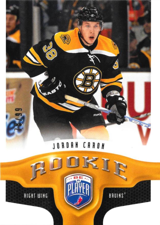 #302 Jordan Caron - Boston Bruins - 2009-10 Upper Deck Be A Player Hockey