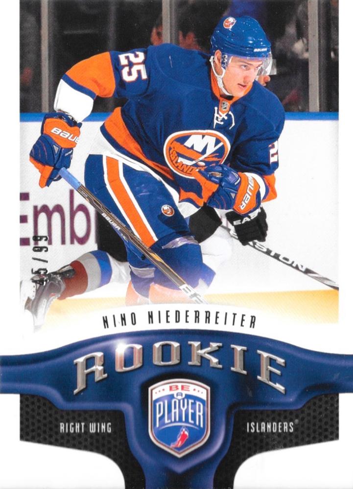 #303 Nino Niederreiter - New York Islanders - 2009-10 Upper Deck Be A Player Hockey