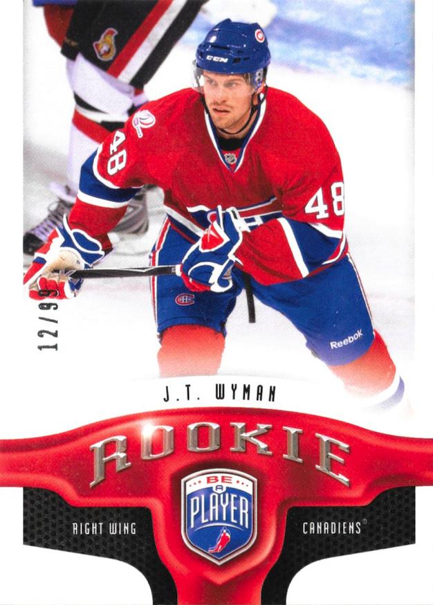 #306 J.T. Wyman - Montreal Canadiens - 2009-10 Upper Deck Be A Player Hockey