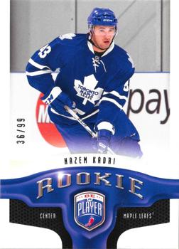 #338 Nazem Kadri - Toronto Maple Leafs - 2009-10 Upper Deck Be A Player Hockey