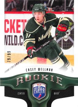 #342 Casey Wellman - Minnesota Wild - 2009-10 Upper Deck Be A Player Hockey