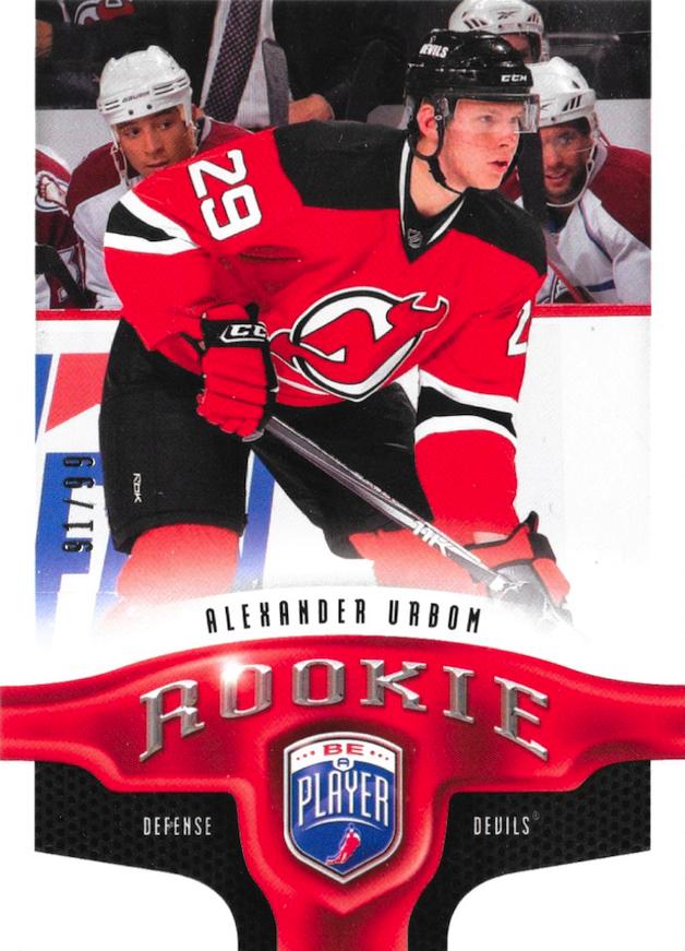 #349 Alexander Urbom - New Jersey Devils - 2009-10 Upper Deck Be A Player Hockey