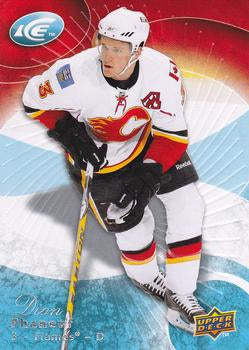 #70 Dion Phaneuf - Calgary Flames - 2009-10 Upper Deck Ice Hockey