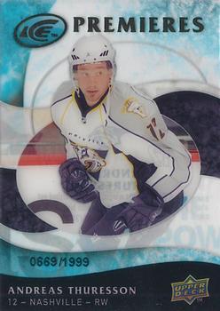 #103 Andreas Thuresson - Nashville Predators - 2009-10 Upper Deck Ice Hockey