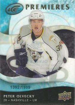 #110 Peter Olvecky - Nashville Predators - 2009-10 Upper Deck Ice Hockey