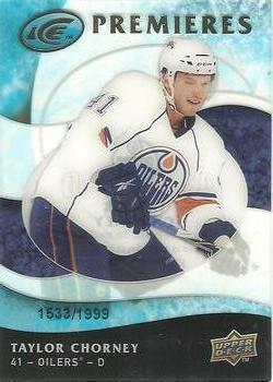 #117 Taylor Chorney - Edmonton Oilers - 2009-10 Upper Deck Ice Hockey