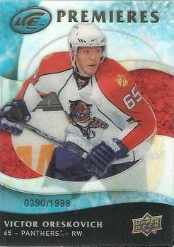 #120 Victor Oreskovich - Florida Panthers - 2009-10 Upper Deck Ice Hockey