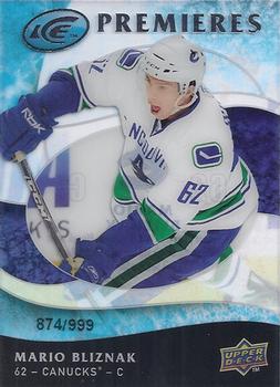 #128 Mario Bliznak - Vancouver Canucks - 2009-10 Upper Deck Ice Hockey