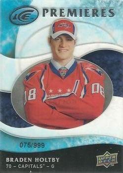 #142 Braden Holtby - Washington Capitals - 2009-10 Upper Deck Ice Hockey
