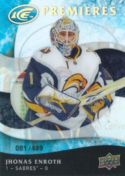 #149 Jhonas Enroth - Buffalo Sabres - 2009-10 Upper Deck Ice Hockey