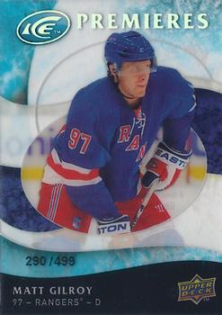 #156 Matt Gilroy - New York Rangers - 2009-10 Upper Deck Ice Hockey