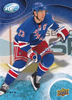 #25 Chris Drury - New York Rangers - 2009-10 Upper Deck Ice Hockey