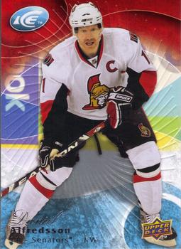 #39 Daniel Alfredsson - Ottawa Senators - 2009-10 Upper Deck Ice Hockey