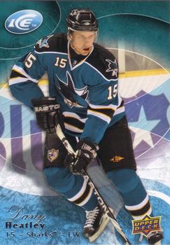 #56 Dany Heatley - San Jose Sharks - 2009-10 Upper Deck Ice Hockey